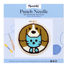 Afbeelding in Gallery-weergave laden, Punch Needle pakket Kat en hond
