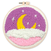 Afbeelding in Gallery-weergave laden, Punch Needle pakket Paarse lucht