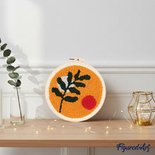 Afbeelding in Gallery-weergave laden, Punch Needle pakket Botanische abstractie 1