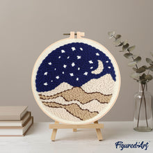 Afbeelding in Gallery-weergave laden, Punch Needle pakket Woestijnnacht