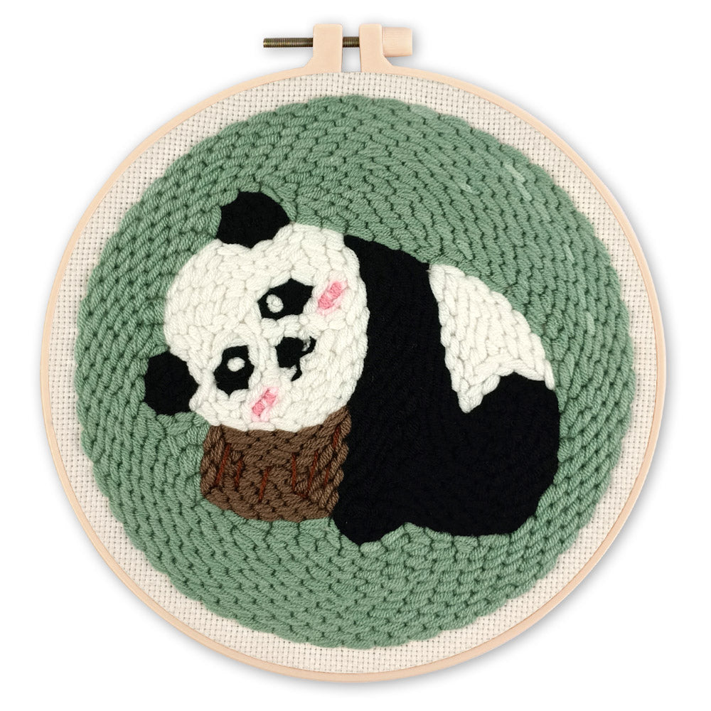 Punch Needle pakket Panda 1