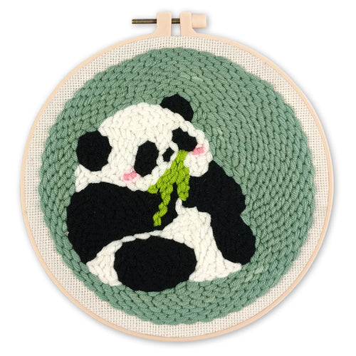 Punch Needle pakket Panda 2