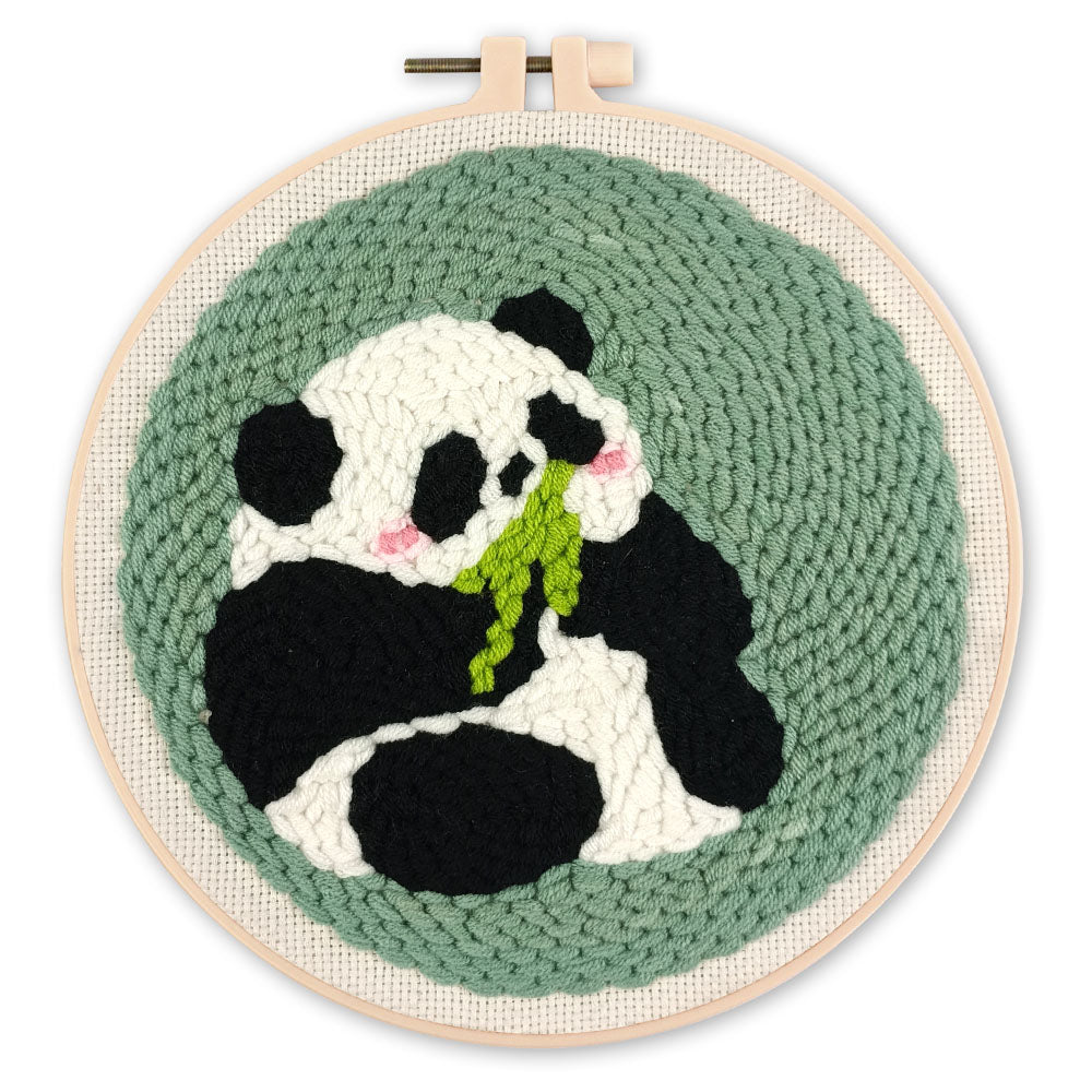 Punch Needle pakket Panda 2