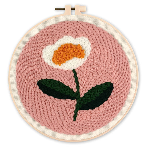 Punch Needle pakket Een madeliefje