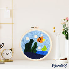 Afbeelding in Gallery-weergave laden, Punch Needle pakket Oceaanleven