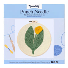 Afbeelding in Gallery-weergave laden, Punch Needle pakket Gele tulp