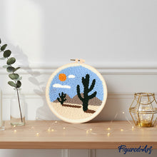 Afbeelding in Gallery-weergave laden, Punch Needle pakket Middag in de woestijn