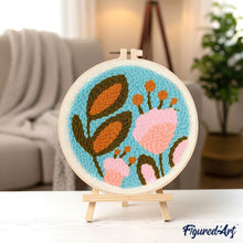 Afbeelding in Gallery-weergave laden, Punch Needle pakket Wilde bloemen