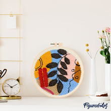 Afbeelding in Gallery-weergave laden, Punch Needle pakket Botanische abstractie 4