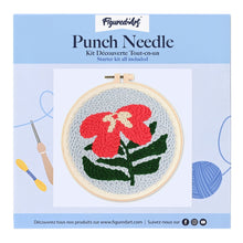 Afbeelding in Gallery-weergave laden, Punch Needle pakket Hibiscus
