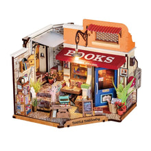 Afbeelding in Gallery-weergave laden, Miniatuurhuisje Hoekboekwinkel