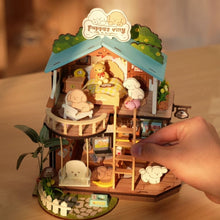 Afbeelding in Gallery-weergave laden, Miniatuurhuisje Puppy&#39;s Gezellige Villa