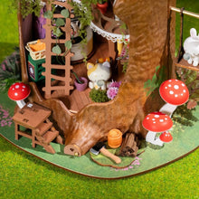 Afbeelding in Gallery-weergave laden, Miniatuurhuisje - Sprookjes-boomhut