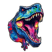 Afbeelding in Gallery-weergave laden, Houten Puzzel - Koele Dinosaurus
