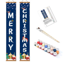 Afbeelding in Gallery-weergave laden, Schilderen op Nummer DIY Deur Banners - Kerstgroeten van de Kerstman