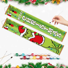 Afbeelding in Gallery-weergave laden, Schilderen op Nummer DIY Deur Banners - Feestdagen Dief