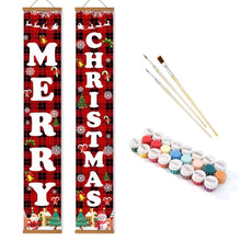 Afbeelding in Gallery-weergave laden, Schilderen op Nummer DIY Deur Banners - Kerstschuilplaats