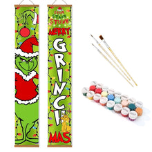 Afbeelding in Gallery-weergave laden, Schilderen op Nummer DIY Deur Banners - Vrolijk &amp; Chagrijnig