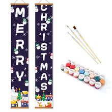 Afbeelding in Gallery-weergave laden, Schilderen op Nummer DIY Deur Banners - Winter Wonderland