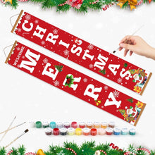 Afbeelding in Gallery-weergave laden, Schilderen op Nummer DIY Deur Banners - Vrolijk Kerstfeest