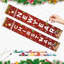 Afbeelding in Gallery-weergave laden, Schilderen op Nummer DIY Deur Banners - Altijdgroene Vreugde