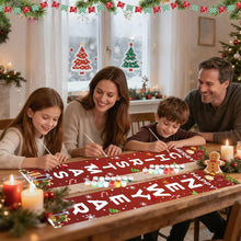 Afbeelding in Gallery-weergave laden, Schilderen op Nummer DIY Deur Banners - Altijdgroene Vreugde