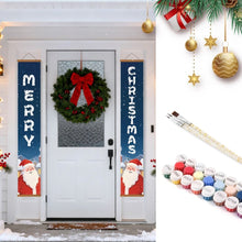 Afbeelding in Gallery-weergave laden, Schilderen op Nummer DIY Deur Banners - Kerstman Vreugde Figured'Art