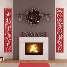Afbeelding in Gallery-weergave laden, Schilderen op Nummer DIY Deur Banners - Geloof in Kerstmagie