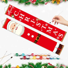 Afbeelding in Gallery-weergave laden, Schilderen op Nummer DIY Deur Banners - Klassieke Kerstman