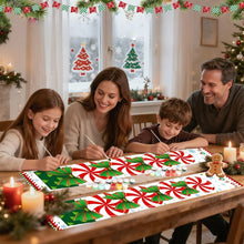 Afbeelding in Gallery-weergave laden, Schilderen op Nummer DIY Deur Banners - Kerstkrans