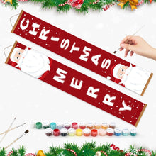 Afbeelding in Gallery-weergave laden, Schilderen op Nummer DIY Deur Banners - Vrolijke Kerstman