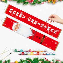 Afbeelding in Gallery-weergave laden, Schilderen op Nummer DIY Deur Banners - Blije Kerstman