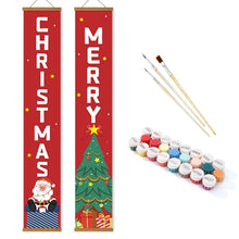 Afbeelding in Gallery-weergave laden, Schilderen op Nummer DIY Deur Banners - Kerstboom