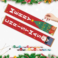 Afbeelding in Gallery-weergave laden, Schilderen op Nummer DIY Deur Banners - Kerstboom