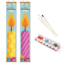 Afbeelding in Gallery-weergave laden, Schilderen op Nummer DIY Deur Banners - Verjaardags-Feston 1