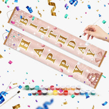 Afbeelding in Gallery-weergave laden, Schilderen op Nummer DIY Deur Banners - Confetti-Feston