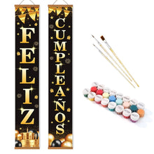 Afbeelding in Gallery-weergave laden, Schilderen op Nummer DIY Deur Banners - Verjaardagsvlaggenlijn