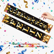 Afbeelding in Gallery-weergave laden, Schilderen op Nummer DIY Deur Banners - Verjaardagsvlaggenlijn
