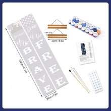 Afbeelding in Gallery-weergave laden, Schilderen op Nummer DIY Deur Banners - Rood Wit Blauw