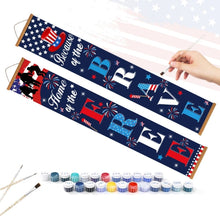 Afbeelding in Gallery-weergave laden, Schilderen op Nummer DIY Deur Banners - Amerikaanse Guirlande