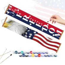 Afbeelding in Gallery-weergave laden, Schilderen op Nummer DIY Deur Banners - USA Feestvlaggetjes