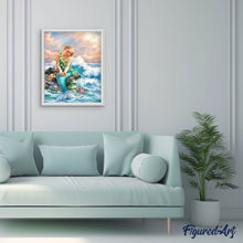 Afbeelding in Gallery-weergave laden, Diamond Painting - Kleine Zeemeermin Diamond Painting Romantiek, romantiek
