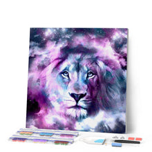 Afbeelding in Gallery-weergave laden, Diamond Painting - Fancy Leeuwenkop dieren, Diamond Painting Dieren, leeuwen