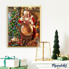 Afbeelding in Gallery-weergave laden, Diamond Painting - Kerstman Kerstmis, Diamond Painting Religie, religie