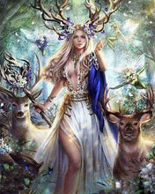 Afbeelding in Gallery-weergave laden, Diamond Painting - Koningin van rendieren dieren, hert, Diamond Painting Dieren