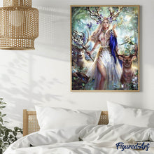 Afbeelding in Gallery-weergave laden, Diamond Painting - Koningin van rendieren dieren, hert, Diamond Painting Dieren