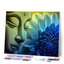 Afbeelding in Gallery-weergave laden, Diamond Painting - Boeddha en Lotus Diamond Painting Religie, religie