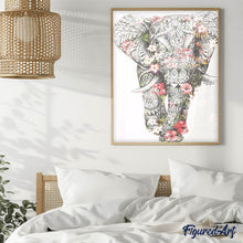 Afbeelding in Gallery-weergave laden, Diamond Painting - Olifant ontwerp dieren, Diamond Painting Dieren, olifanten