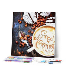 Afbeelding in Gallery-weergave laden, Diamond Painting - Goedemorgen koffie Diamond Painting Keuken, keuken