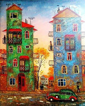 Afbeelding in Gallery-weergave laden, Diamond Painting - Buren Appartementen steden, Diamond Painting Steden